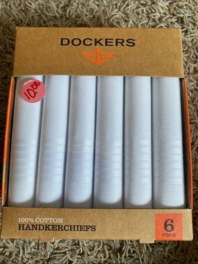 6 piece Handkerchiefs Box Dockers